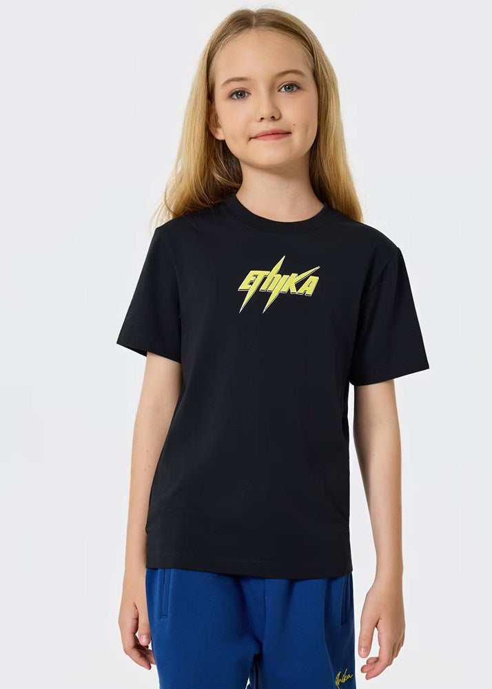 Ethika Girls Bolt Midnight Tee