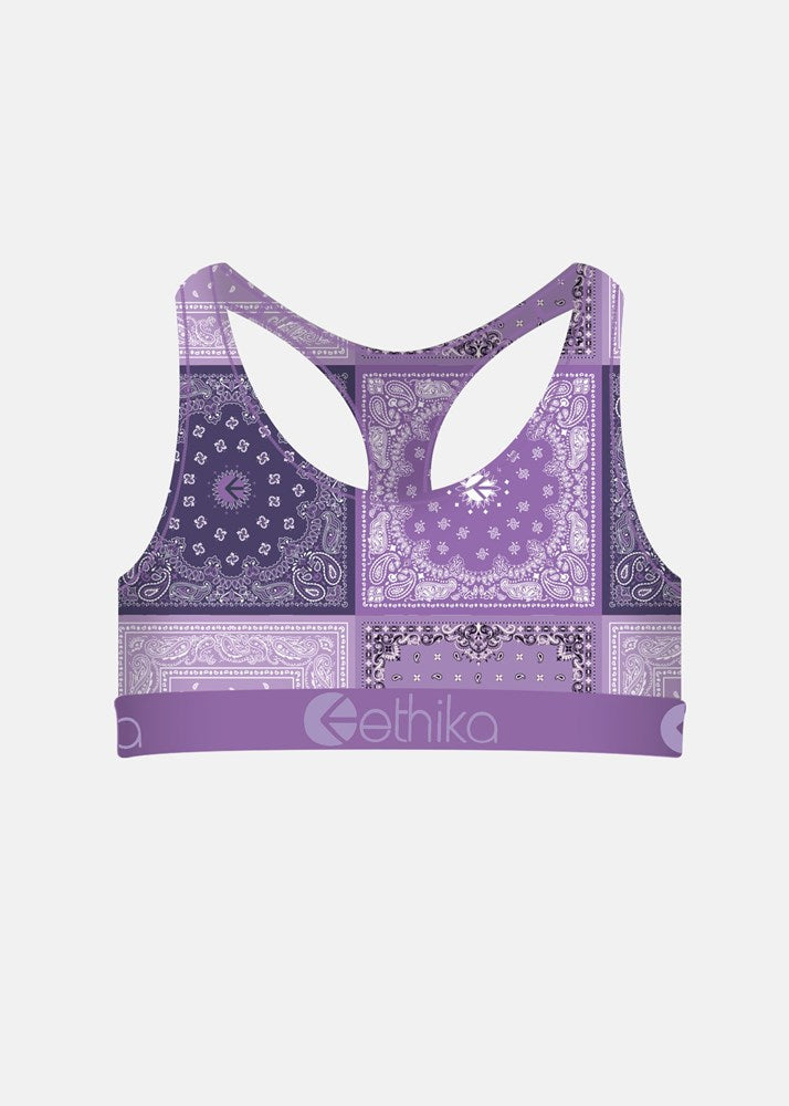 Ethika Girls Muted Motifs Sports Bra