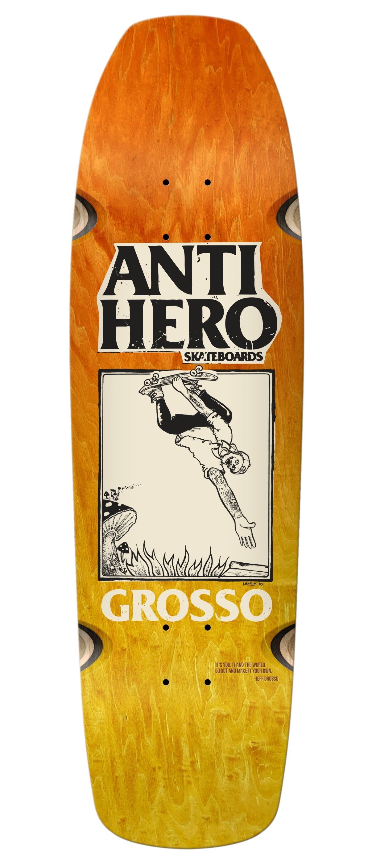 Antihero SSD Grosso Hand Plant Fade 9.25" Deck