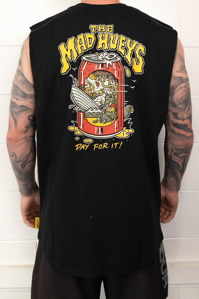 The Mad Hueys Tins and Tinnies NZ Muscle