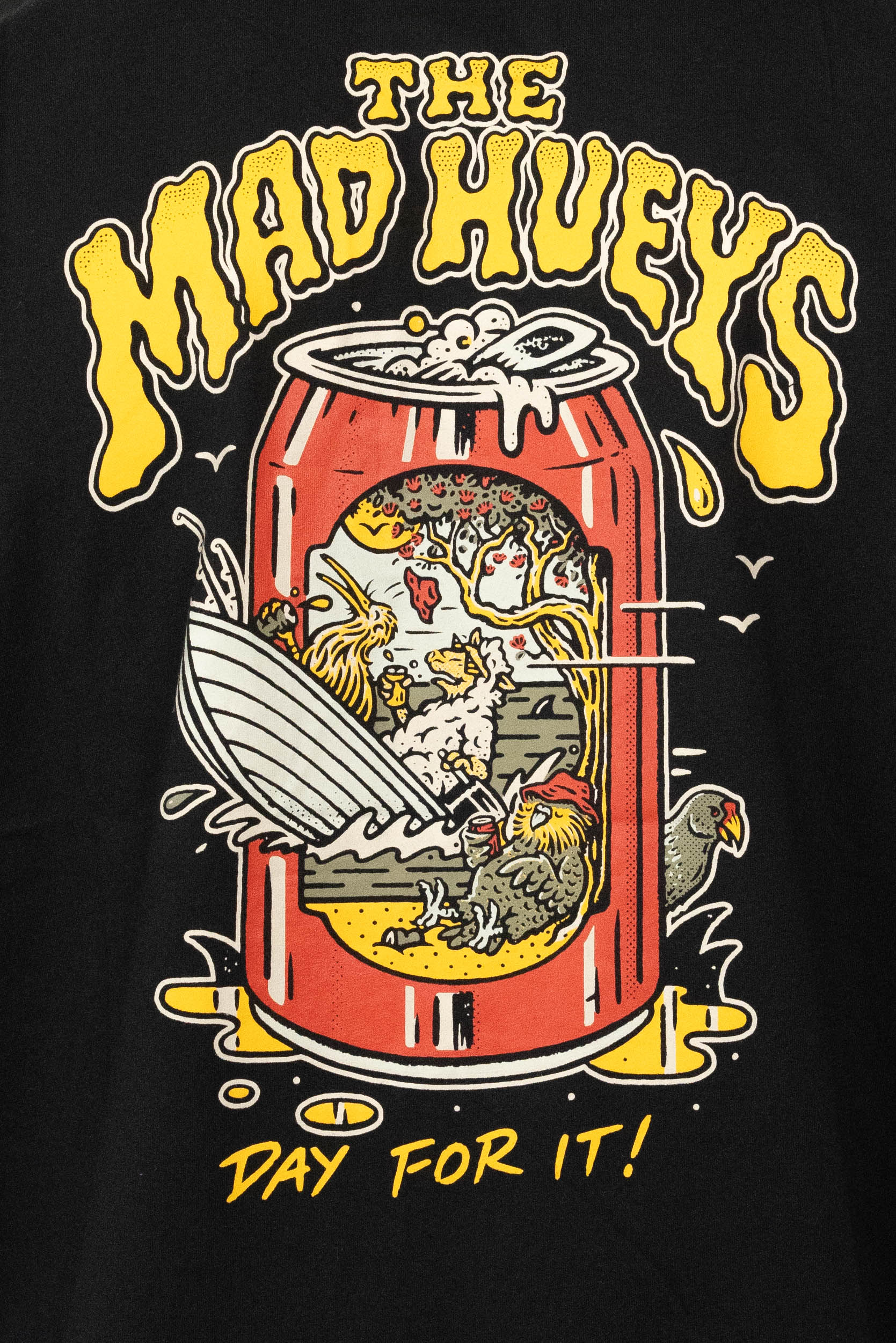 The Mad Hueys Tins and Tinnies NZ Muscle