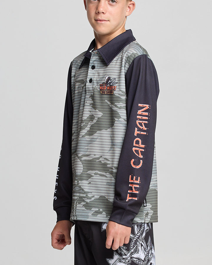 The Mad Hueys THE ISLAND CAPTAIN | YOUTH UPF 50+ FISHING JERSEY