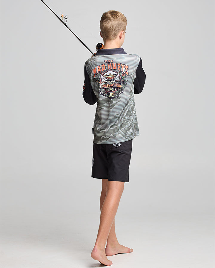 The Mad Hueys THE ISLAND CAPTAIN | YOUTH UPF 50+ FISHING JERSEY
