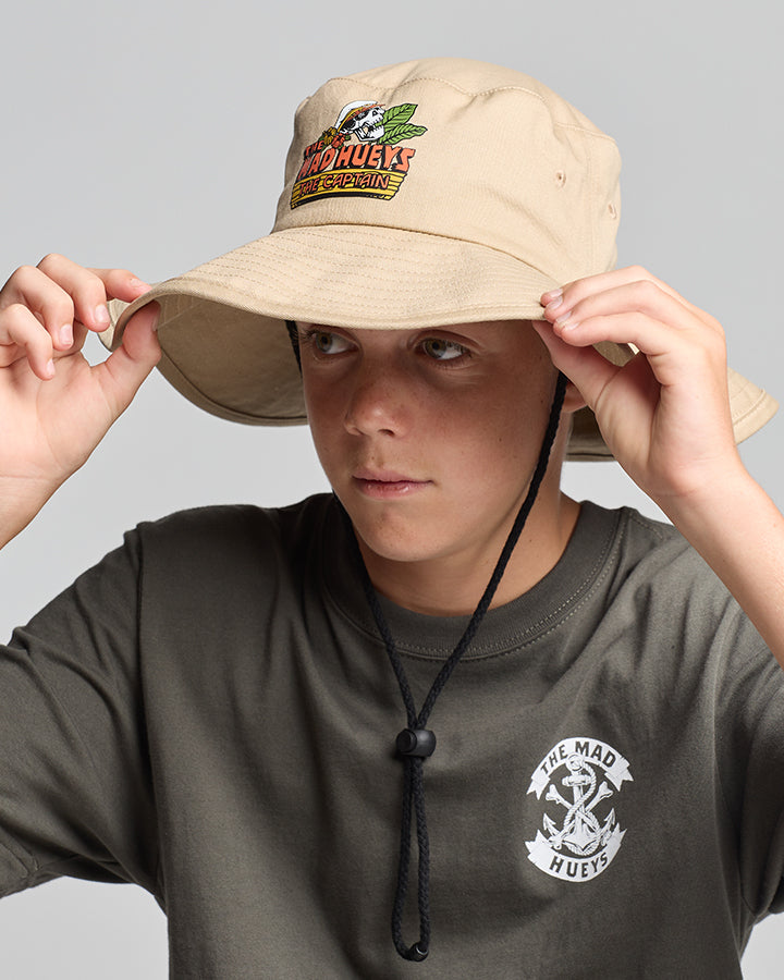 The Mad Hueys THE ISLAND CAPTAIN | YOUTH WIDE BRIM HAT
