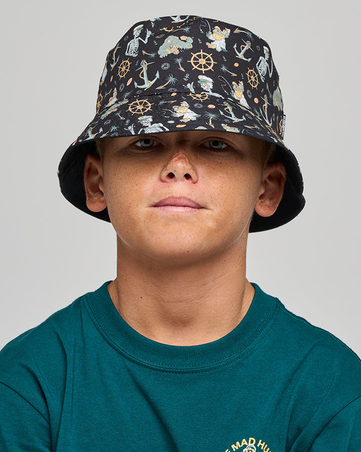 The Mad Hueys CROC CAPTAIN | YOUTH REVERSIBLE BUCKET HAT