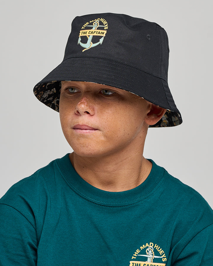The Mad Hueys CROC CAPTAIN | YOUTH REVERSIBLE BUCKET HAT