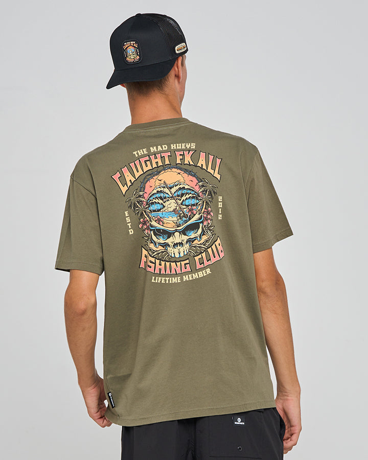 The Mad Hueys CAUGHT FK ALL SKULL | SS TEE