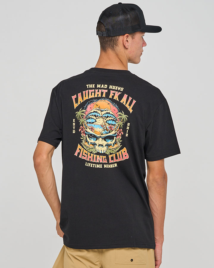 The Mad Hueys CAUGHT FK ALL SKULL | SS TEE