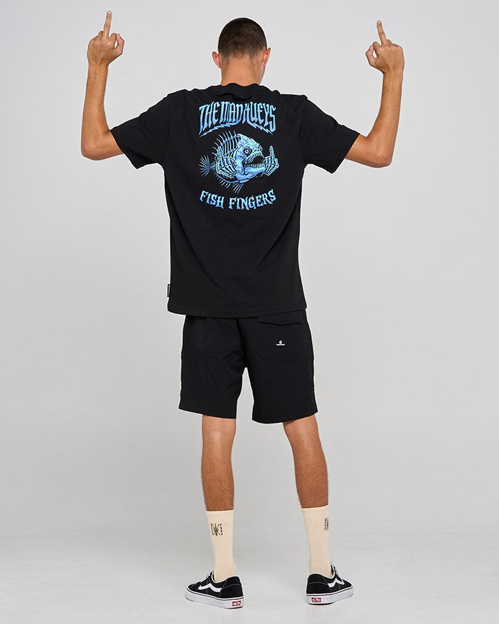 The Mad Hueys FISH FINGERS | SS TEE
