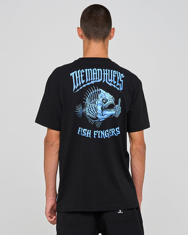 The Mad Hueys FISH FINGERS | SS TEE
