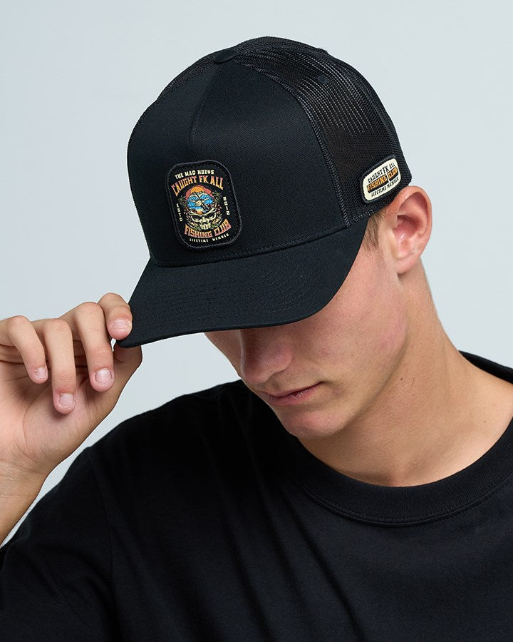 The Mad Hueys CAUGHT FK ALL SKULL | TWILL TRUCKER