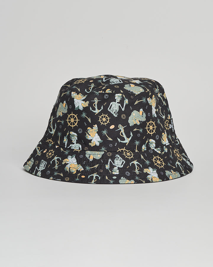The Mad Hueys DAY FOR IT FROGGIES | REVERSIBLE BUCKET HAT