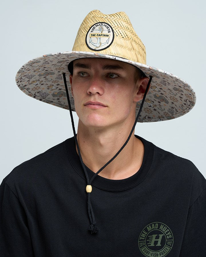 The Mad Hueys CROC CAPTAIN | STRAW HAT
