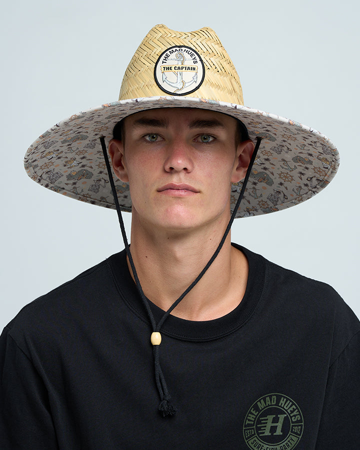 The Mad Hueys CROC CAPTAIN | STRAW HAT