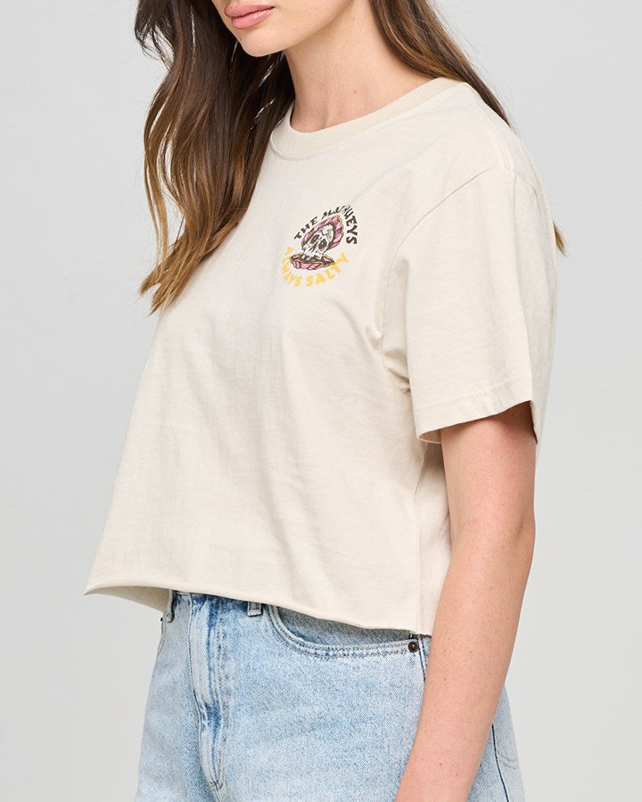 The Mad Hueys ALWAYS SALTY | WOMENS CROP TEE