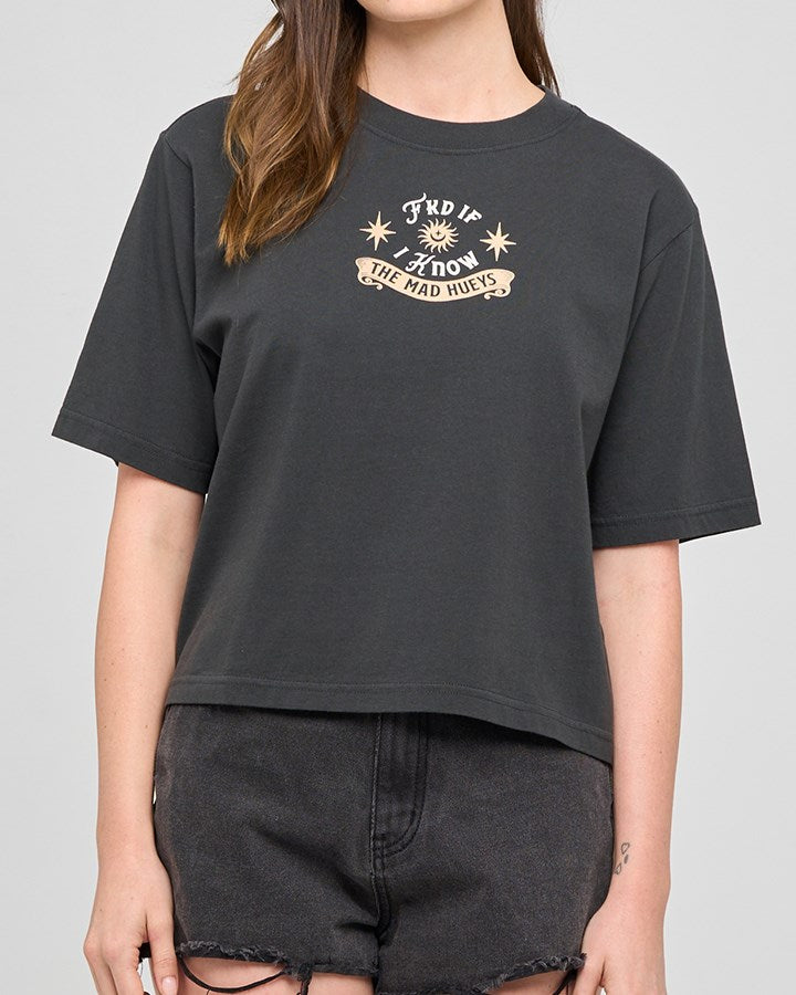 The Mad Hueys FKD IF I KNOW | WOMENS BOXY TEE