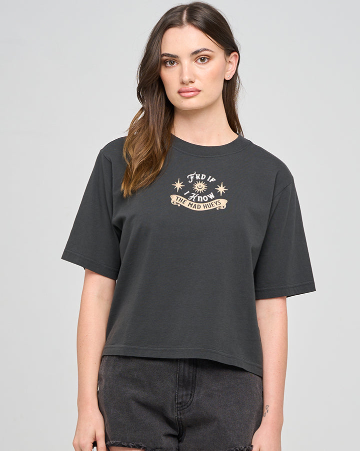 The Mad Hueys FKD IF I KNOW | WOMENS BOXY TEE