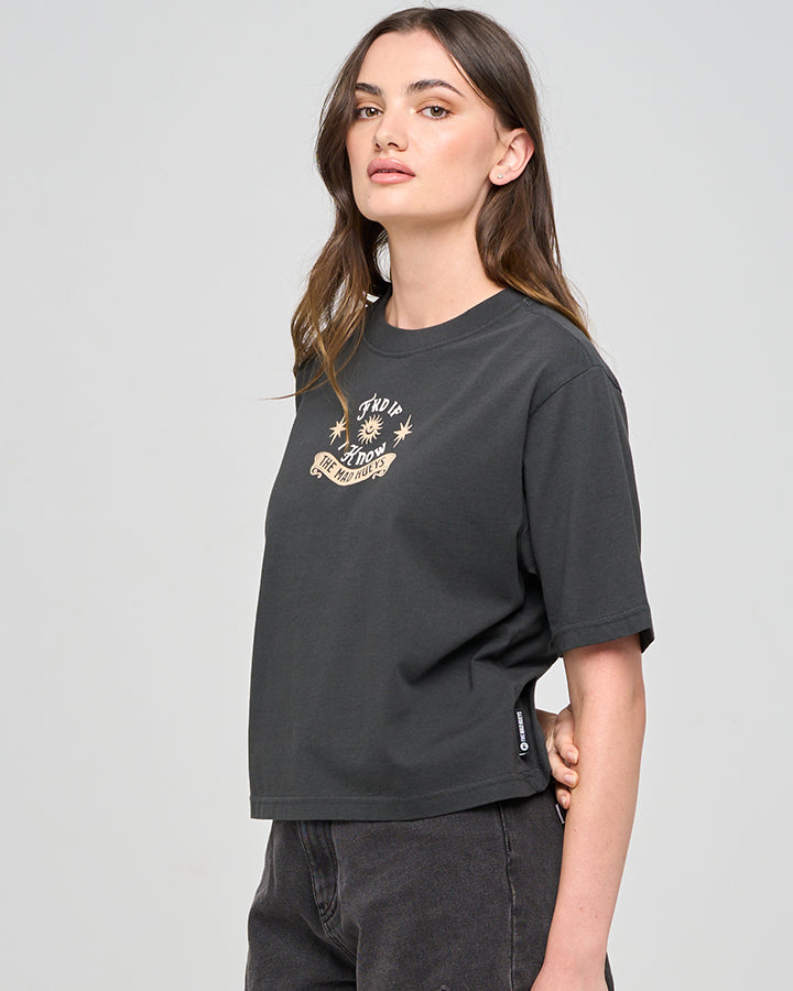 The Mad Hueys FKD IF I KNOW | WOMENS BOXY TEE