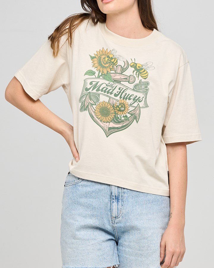 The Mad Hueys BEE ANCHOR | WOMENS BOXY TEE
