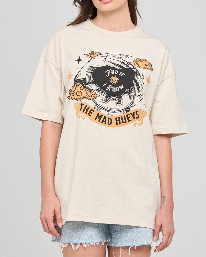 The Mad Hueys FKD IF I KNOW | WOMENS OVERSIZED TEE