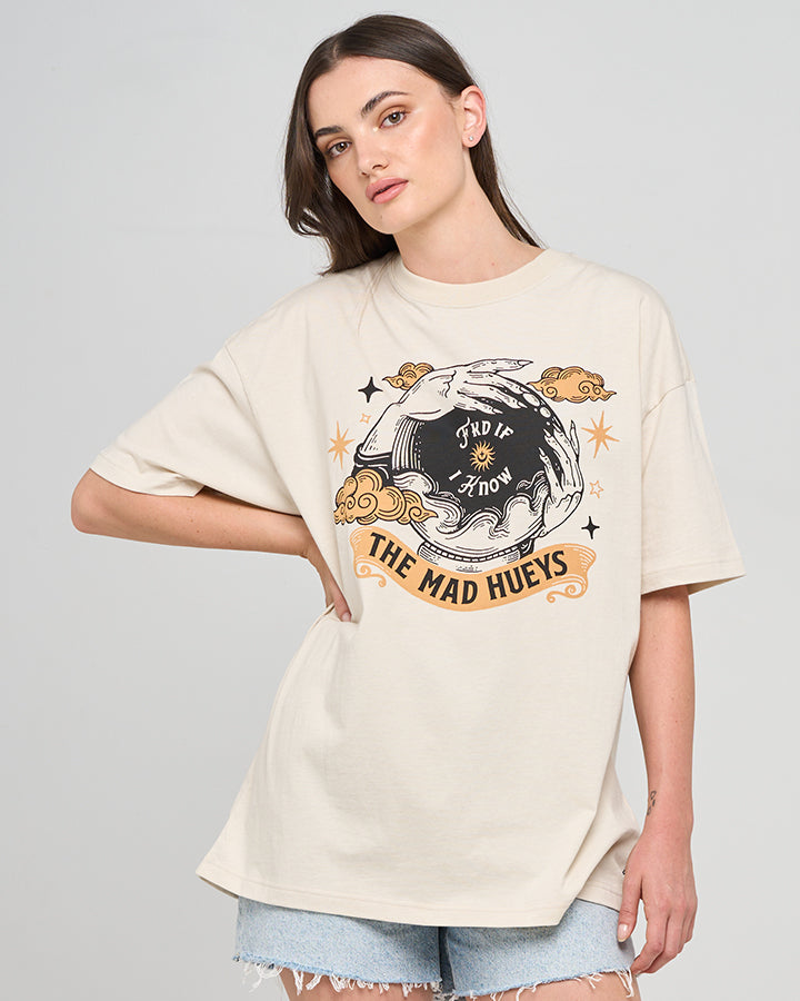The Mad Hueys FKD IF I KNOW | WOMENS OVERSIZED TEE
