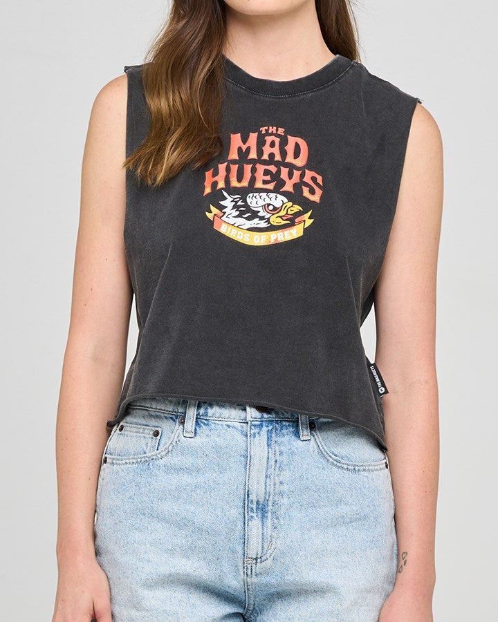 The Mad Hueys BIRDS OF PREY | WOMENS CROP MUSCLE