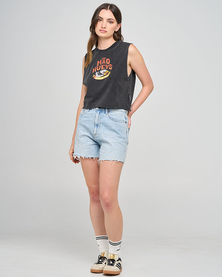 The Mad Hueys BIRDS OF PREY | WOMENS CROP MUSCLE