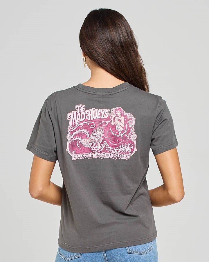 The Mad Hueys Loose Lips Sink Ships Womens Tee