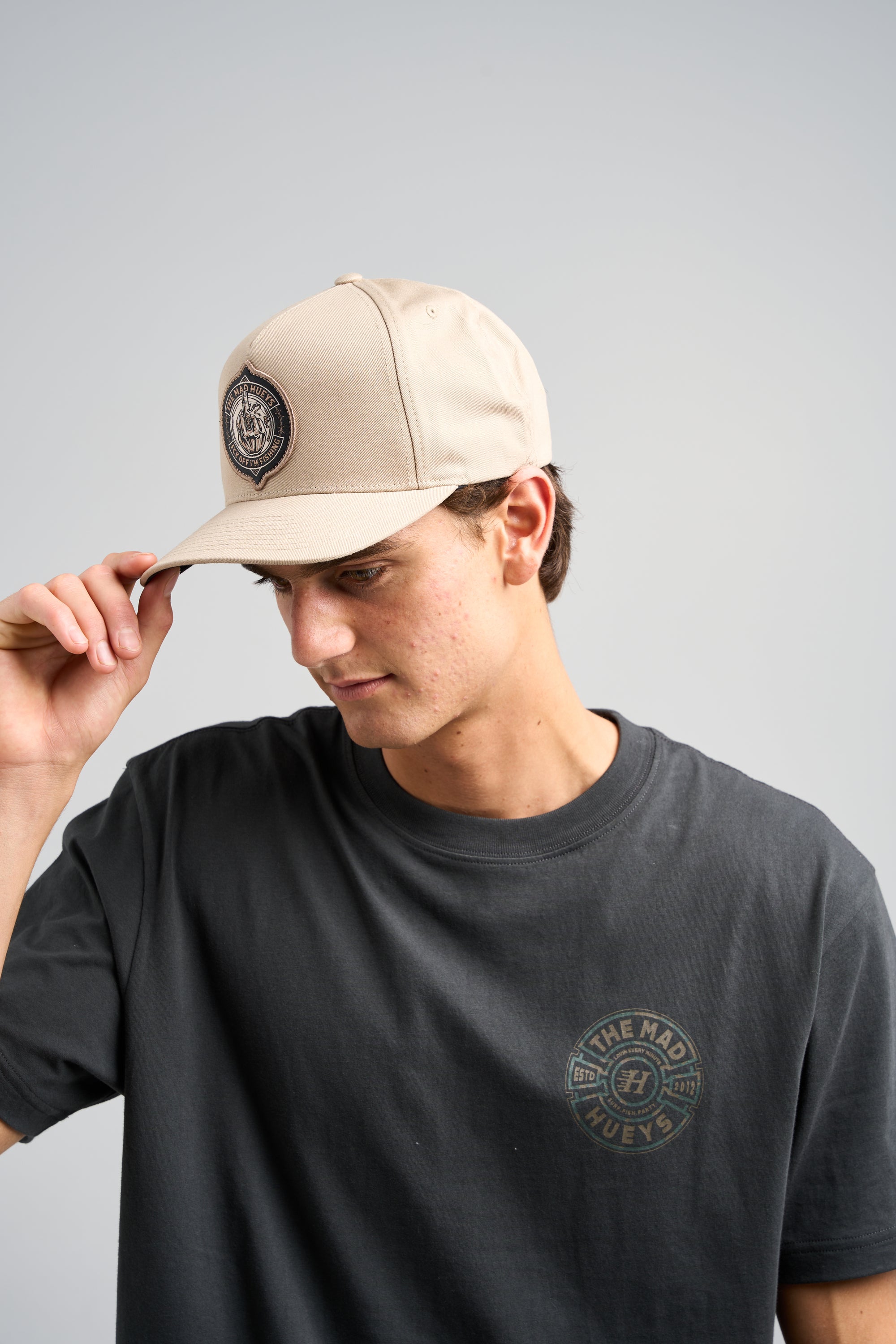 The Mad Hueys FK OFF FISH ON | TWILL SNAPBACK