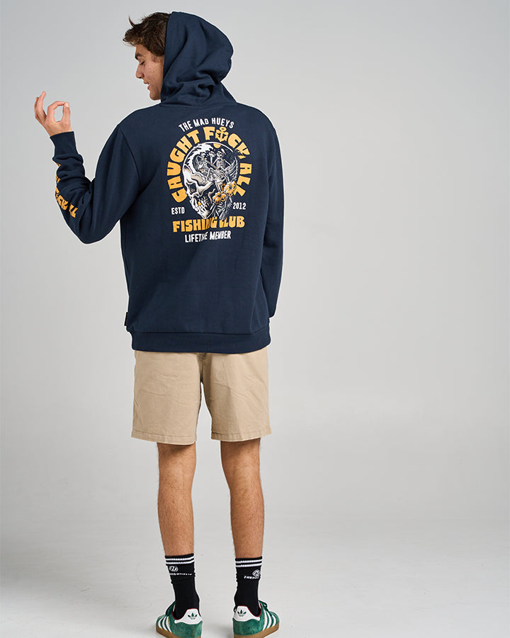 The Mad Hueys TROPIC CAUGHT FK ALL | FISHING HOODED PULLOVER