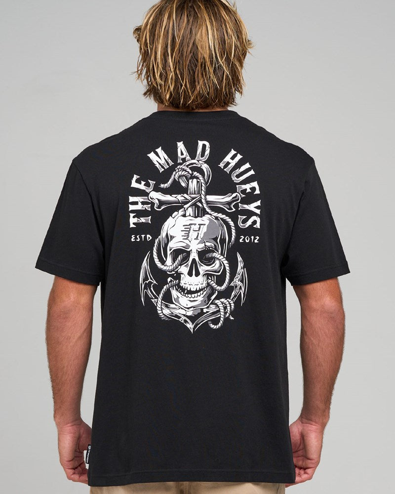 THE MAD HUEYS ROPE SKULL ANCHOR | SS TEE