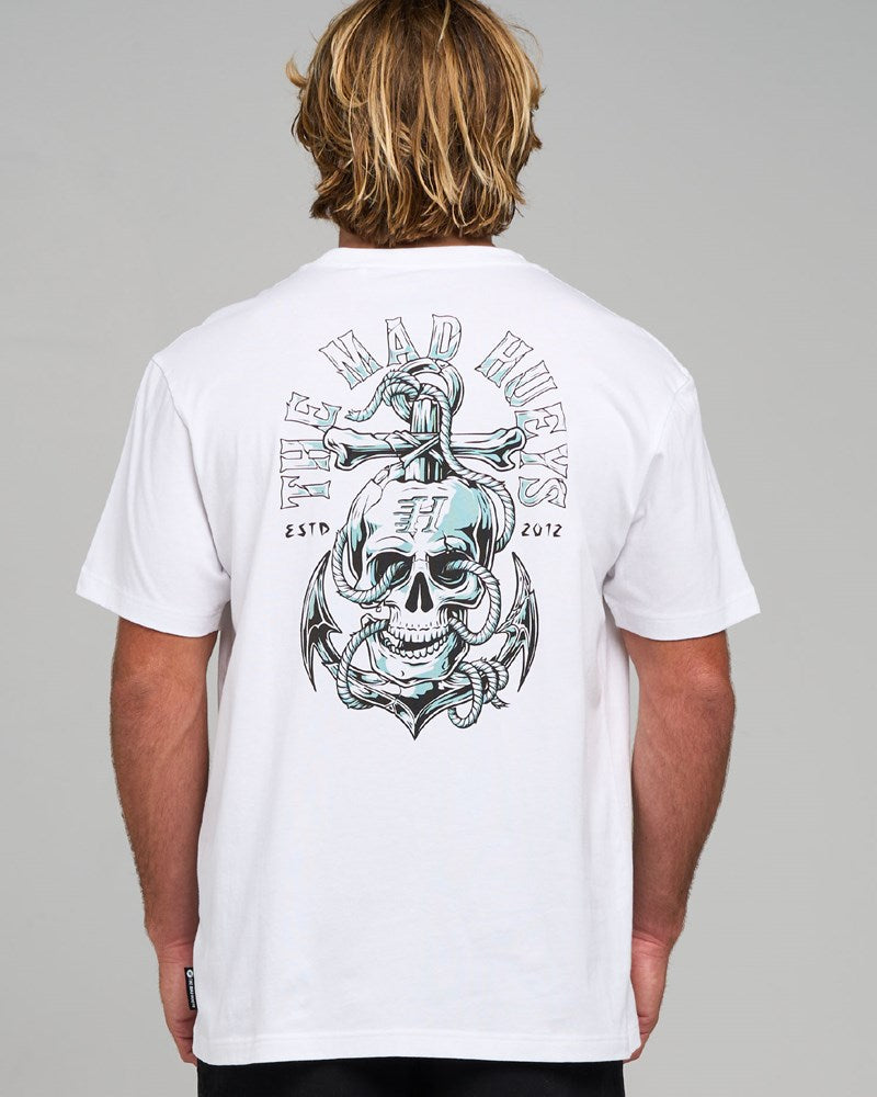THE MAD HUEYS ROPE SKULL ANCHOR | SS TEE