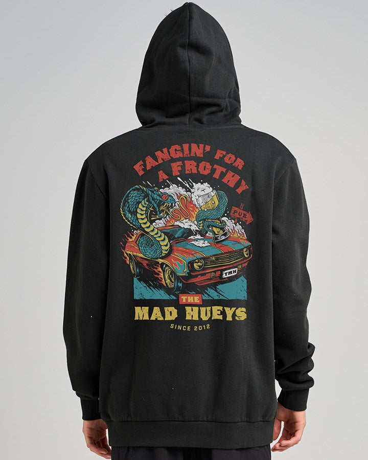 THE MAD HUEYS FROTHY FANGING | HOODED PULLOVER