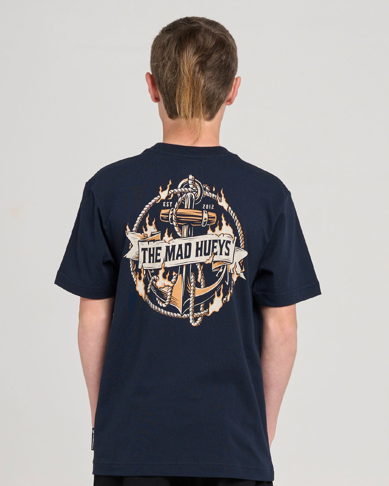 THE MAD HUEYS FLAME ANCHOR | YOUTH SS TEE