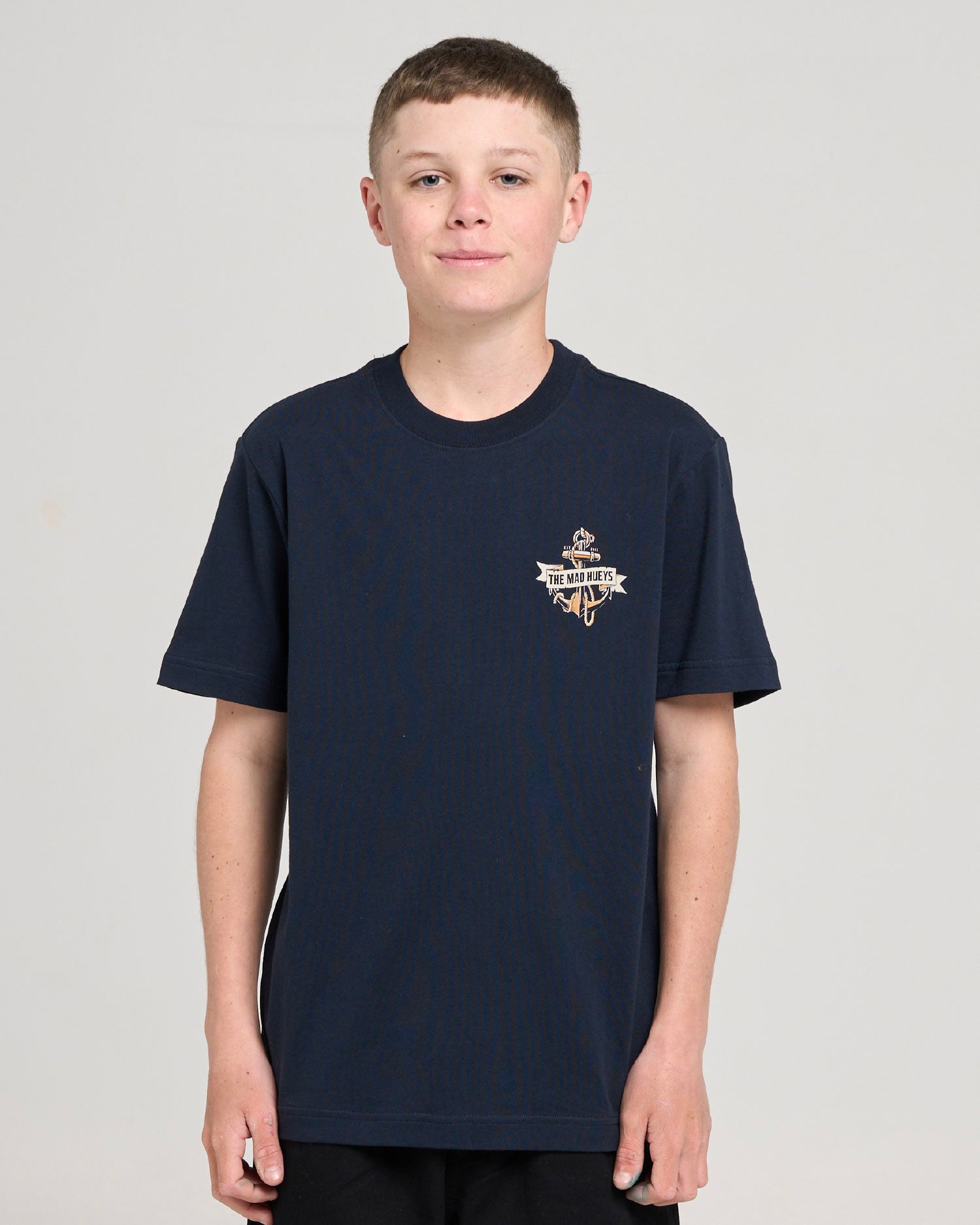 THE MAD HUEYS FLAME ANCHOR | YOUTH SS TEE