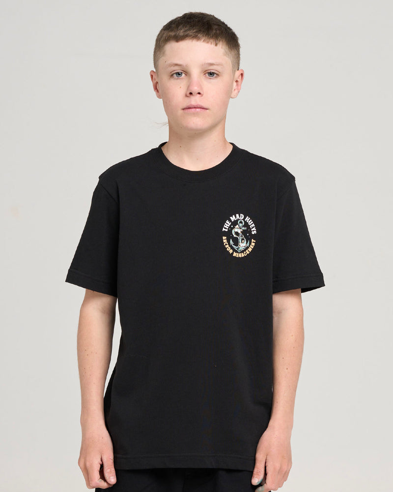 THE MAD HUEYS ANCHOR MANAGEMENT | YOUTH SS TEE