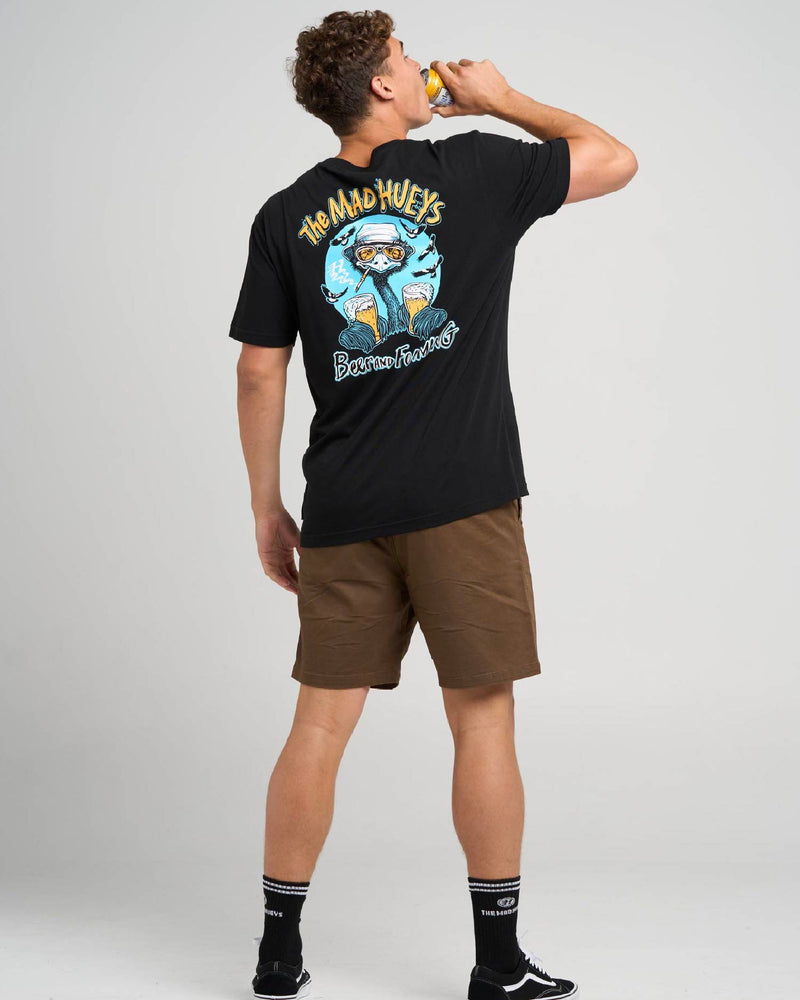 THE MAD HUEYS BEER AND FOAMING | SS TEE