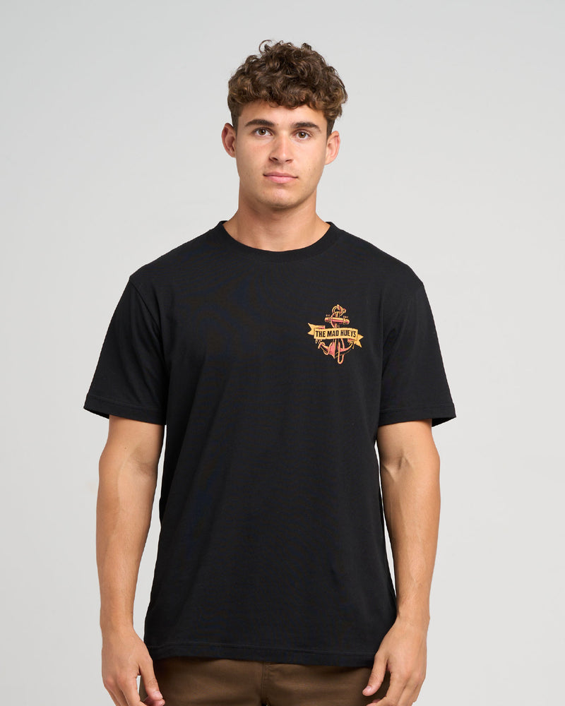 THE MAD HUEYS FLAME ANCHOR | SS TEE