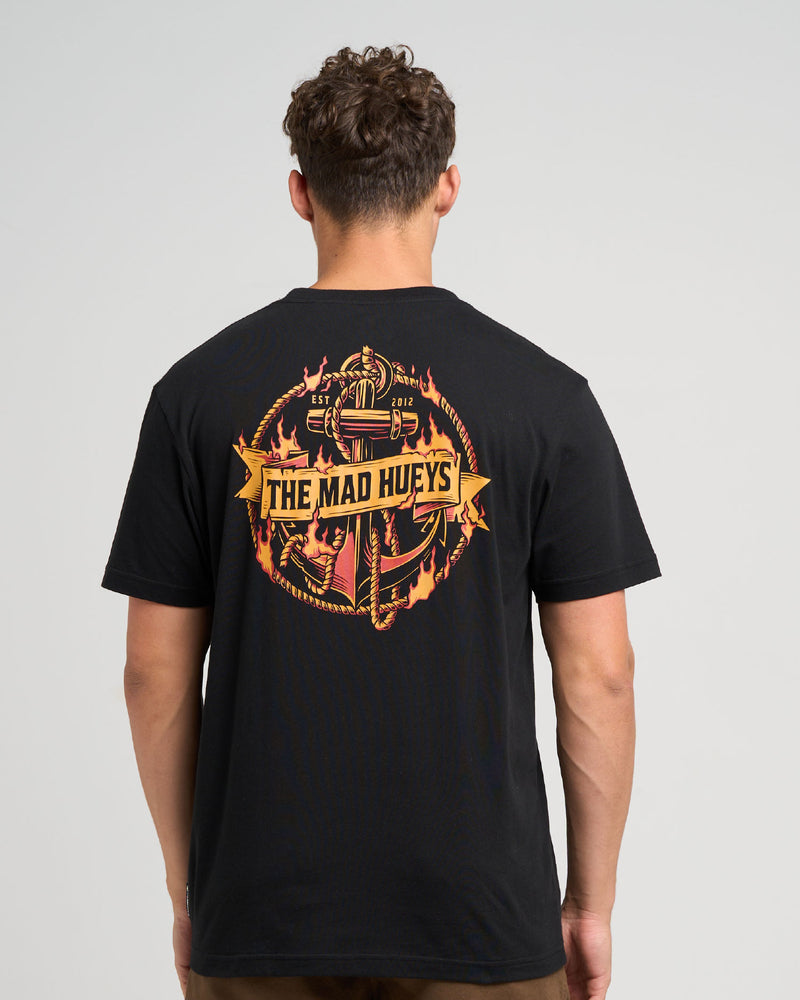 THE MAD HUEYS FLAME ANCHOR | SS TEE