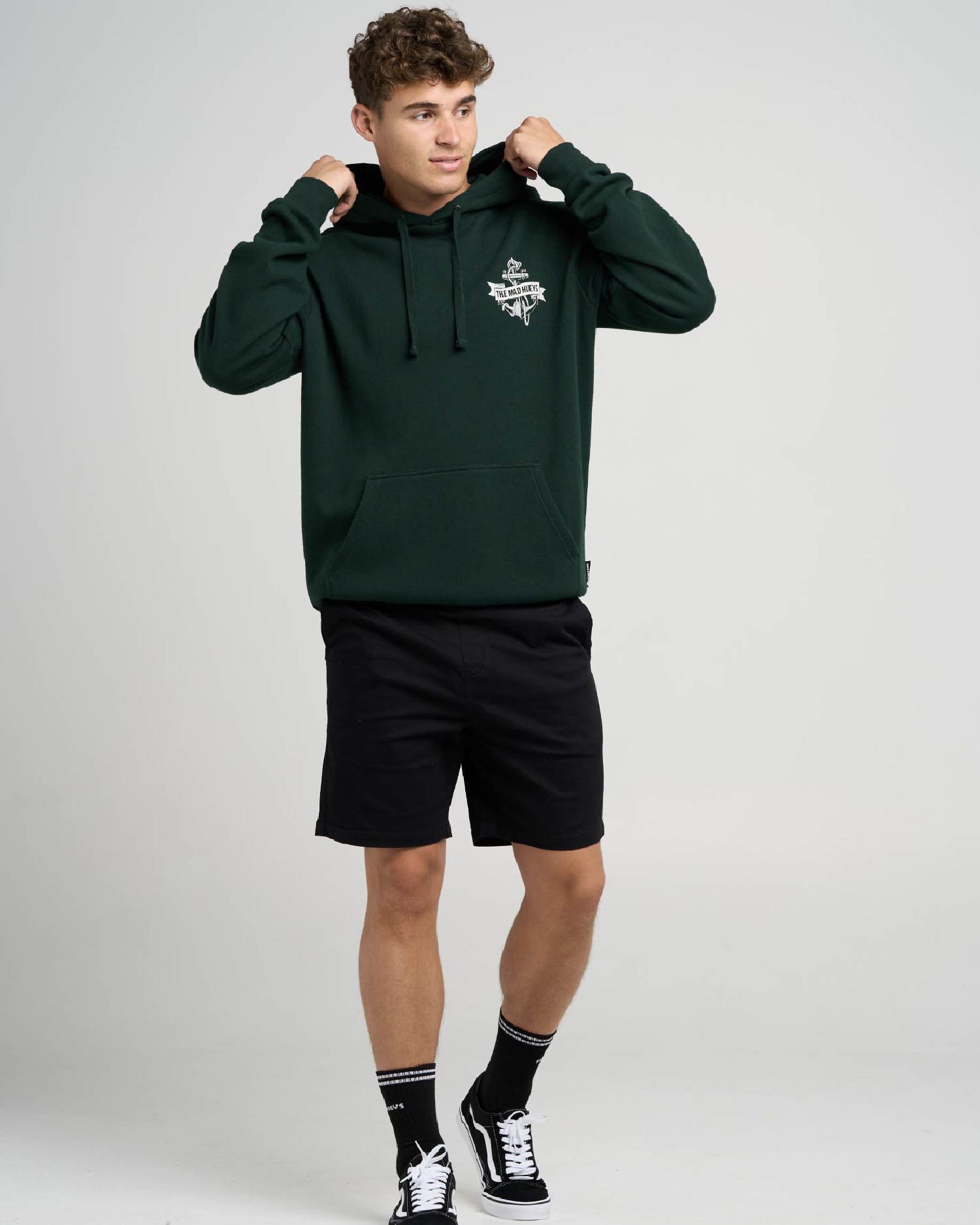 THE MAD HUEYS FLAME ANCHOR | HOODED PULLOVER