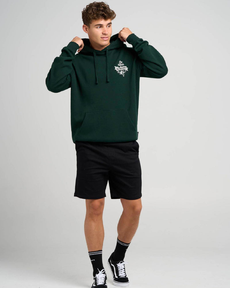 THE MAD HUEYS FLAME ANCHOR | HOODED PULLOVER