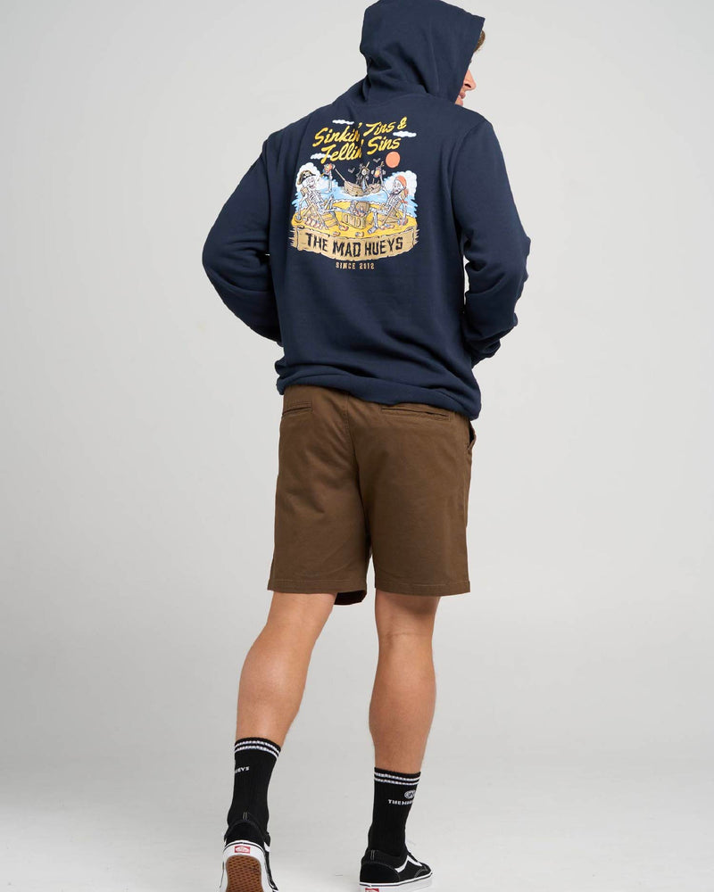 THE MAD HUEYS SINKIN TINS | HOODED PULLOVER