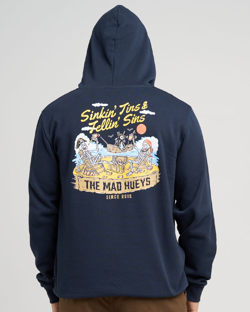 THE MAD HUEYS SINKIN TINS | HOODED PULLOVER