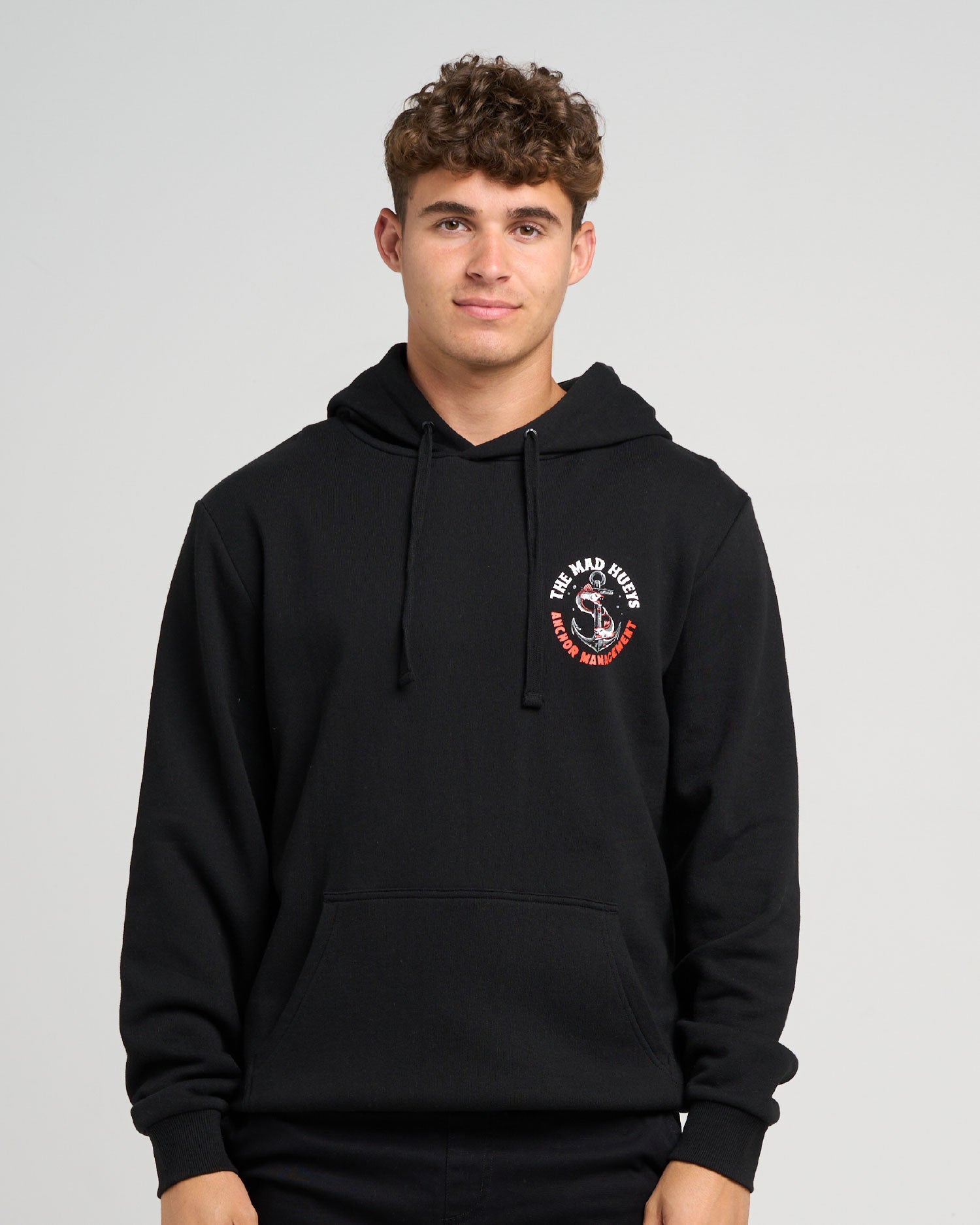 THE MAD HUEYS ANCHOR MANAGEMENT | HOODED PULLOVER