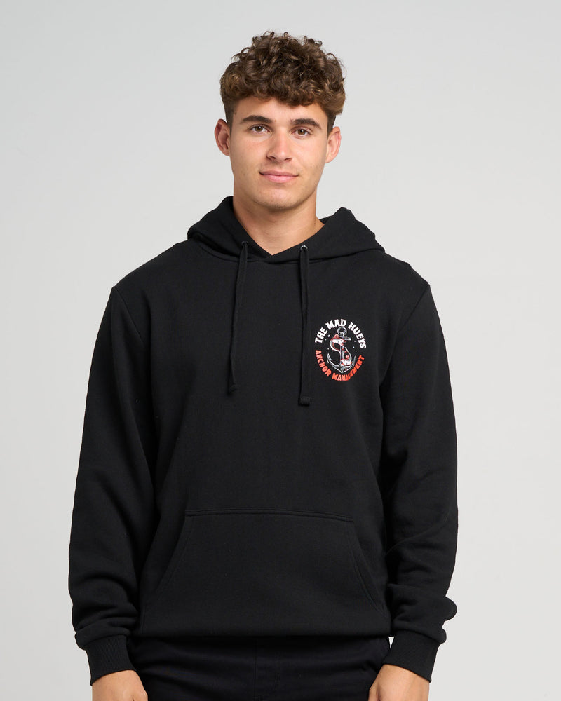 THE MAD HUEYS ANCHOR MANAGEMENT | HOODED PULLOVER