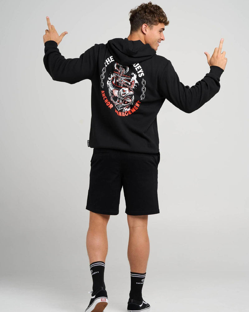 THE MAD HUEYS ANCHOR MANAGEMENT | HOODED PULLOVER
