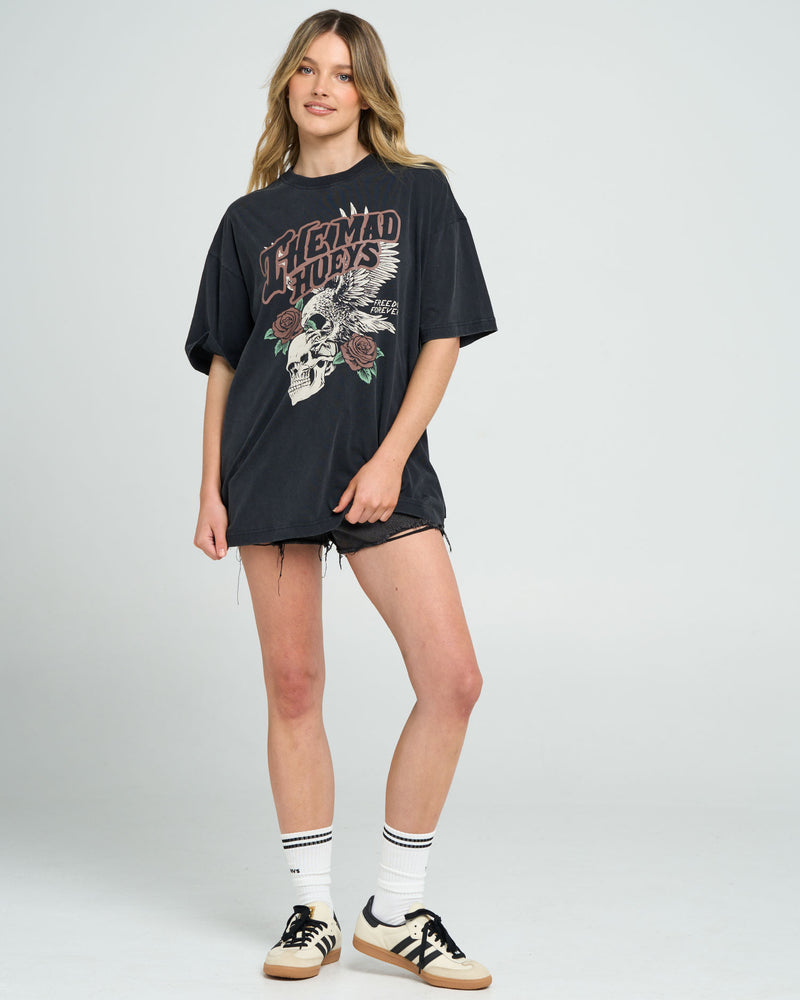 THE MAD HUEYS FREEDOM FOREVER | WOMENS OVERSIZED TEE