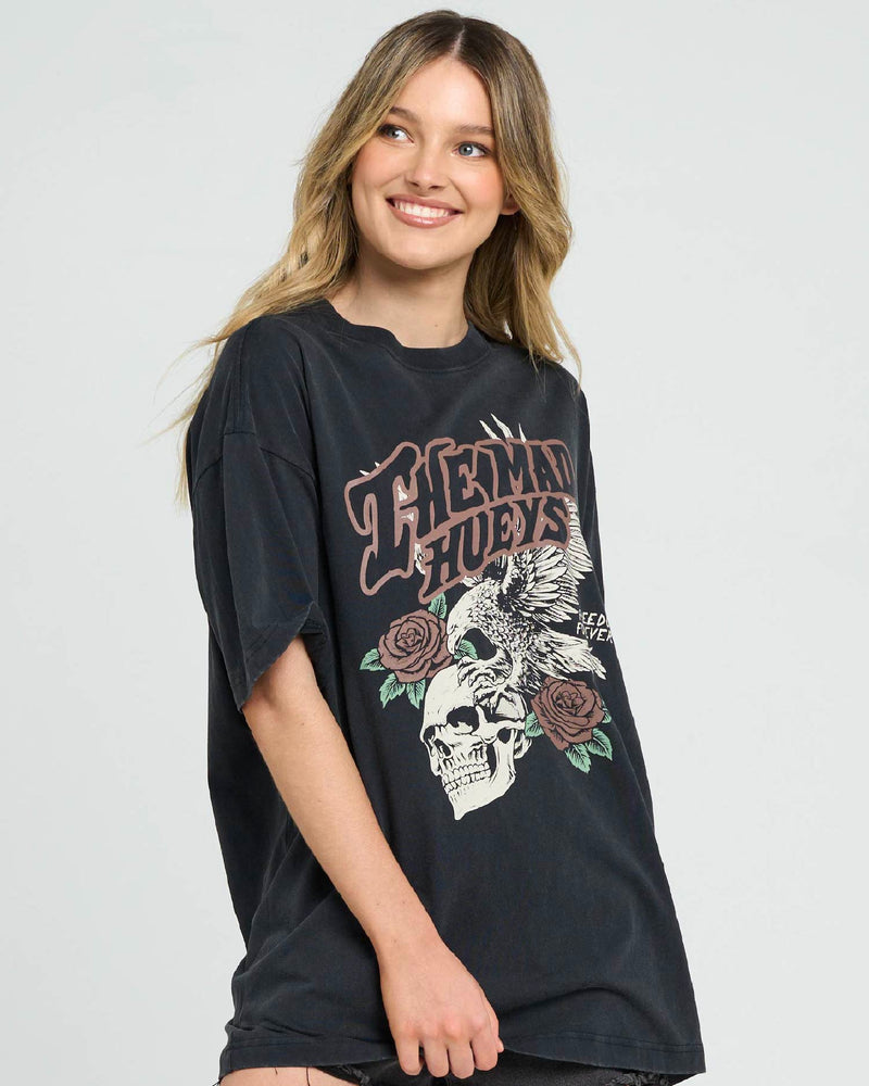 THE MAD HUEYS FREEDOM FOREVER | WOMENS OVERSIZED TEE