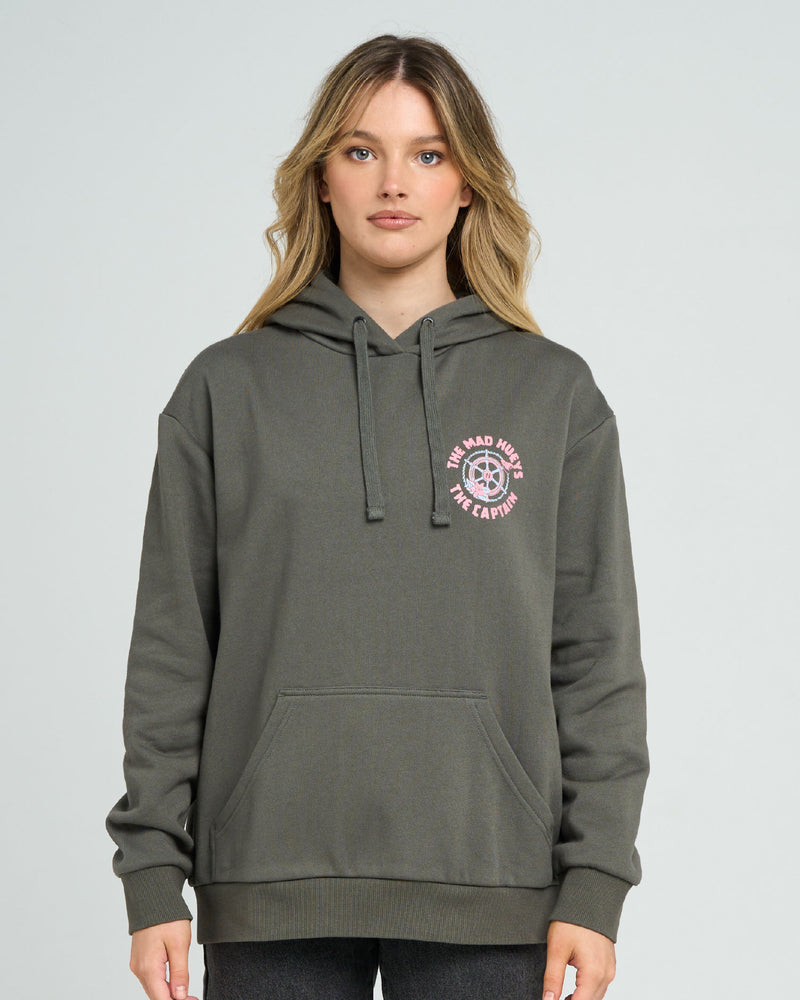 THE MAD HUEYS TWO FACED CAPTAIN | WOMENS HOODED PULLOVER