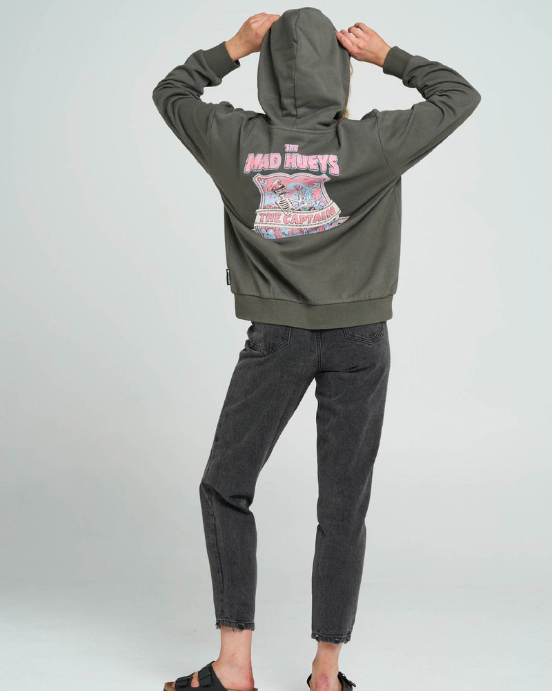 THE MAD HUEYS TWO FACED CAPTAIN | WOMENS HOODED PULLOVER